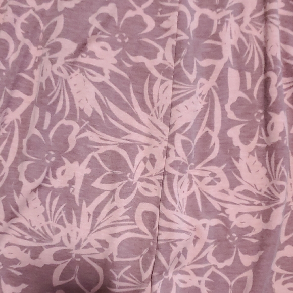 Only Necessities Women's 18W Dress - Pink, Floral Design, Sleeveless, ButtonDown - Picture 3 of 4